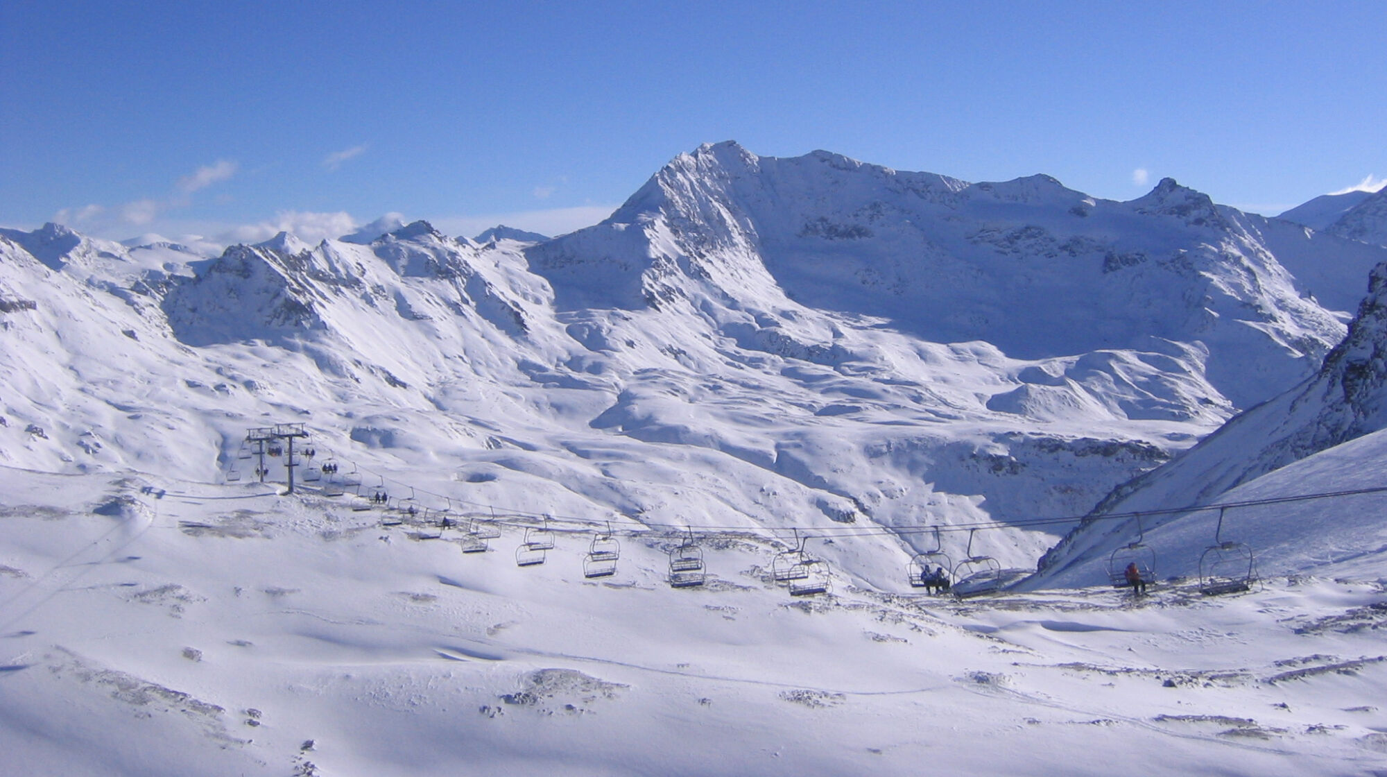 Skilift am Grande Motte-Gletscher