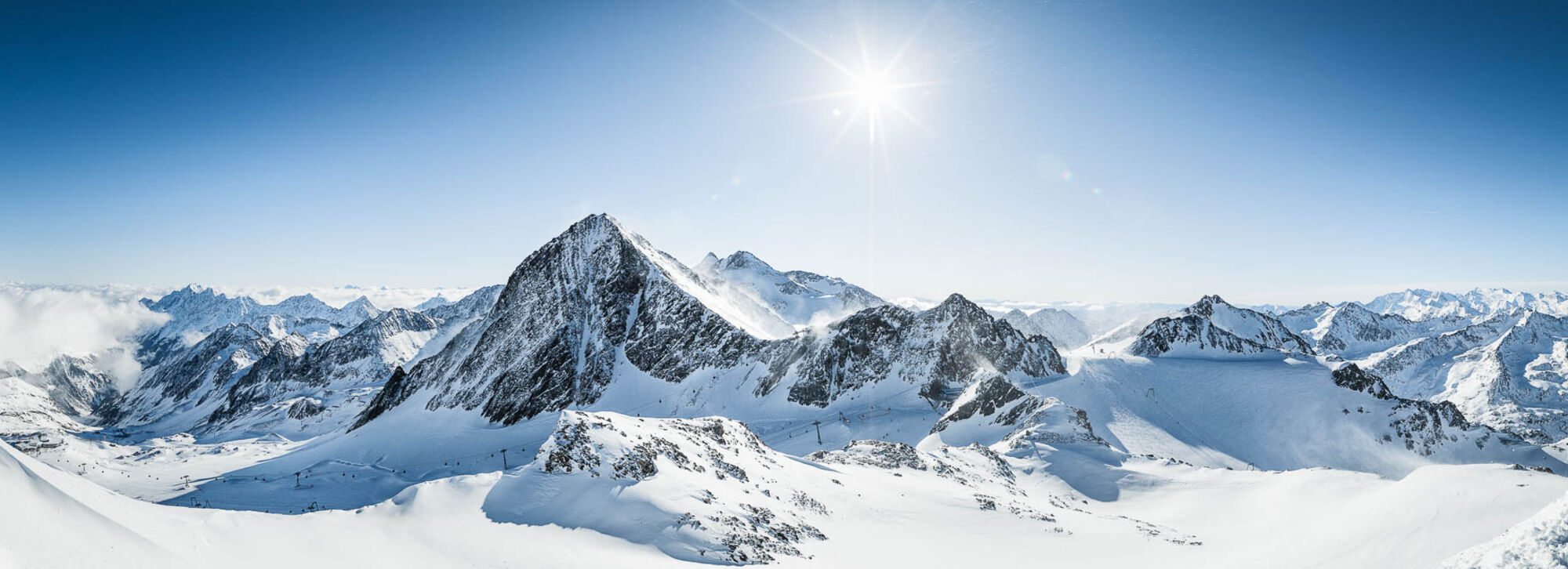 Panorama Stubaier Gletscher