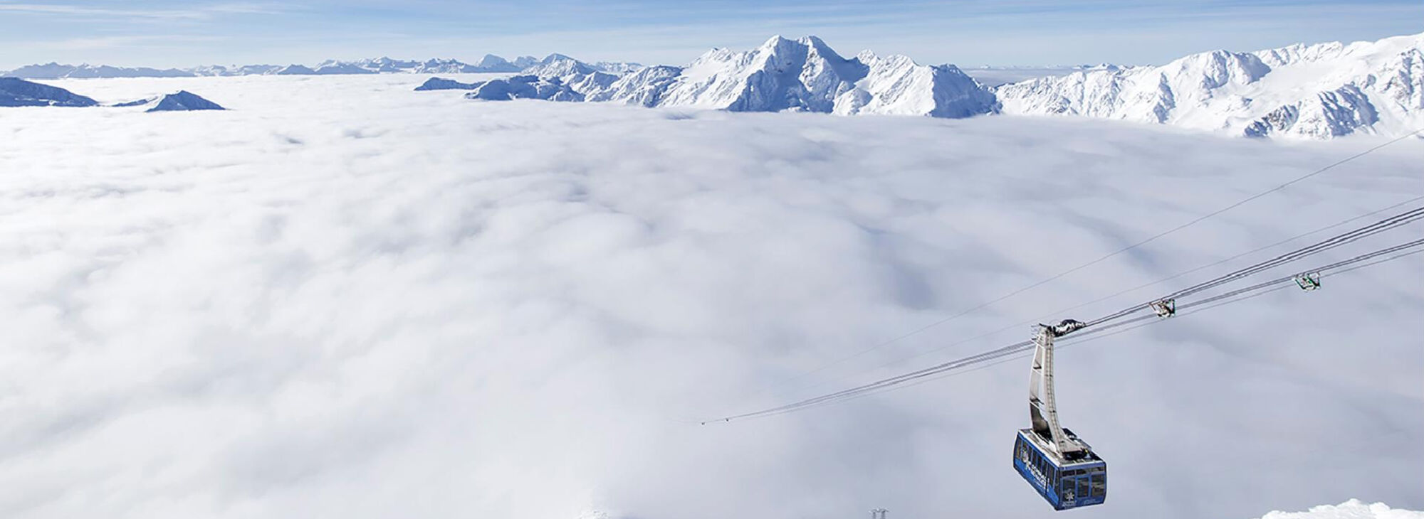 Wolkenmeer am Schnalstaler Gletscher