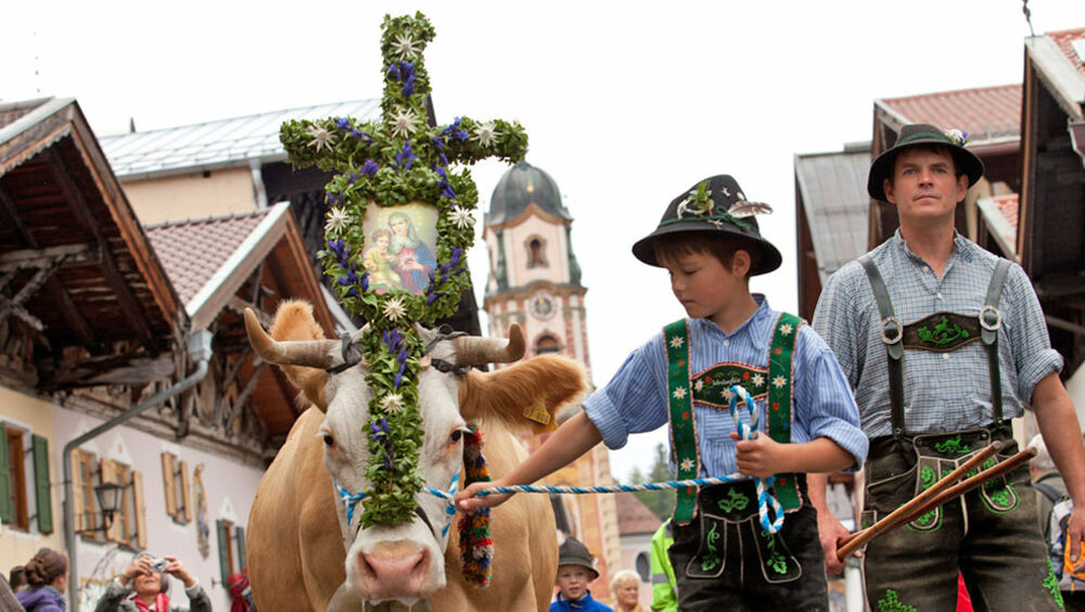 Almabtrieb in Mittenwald