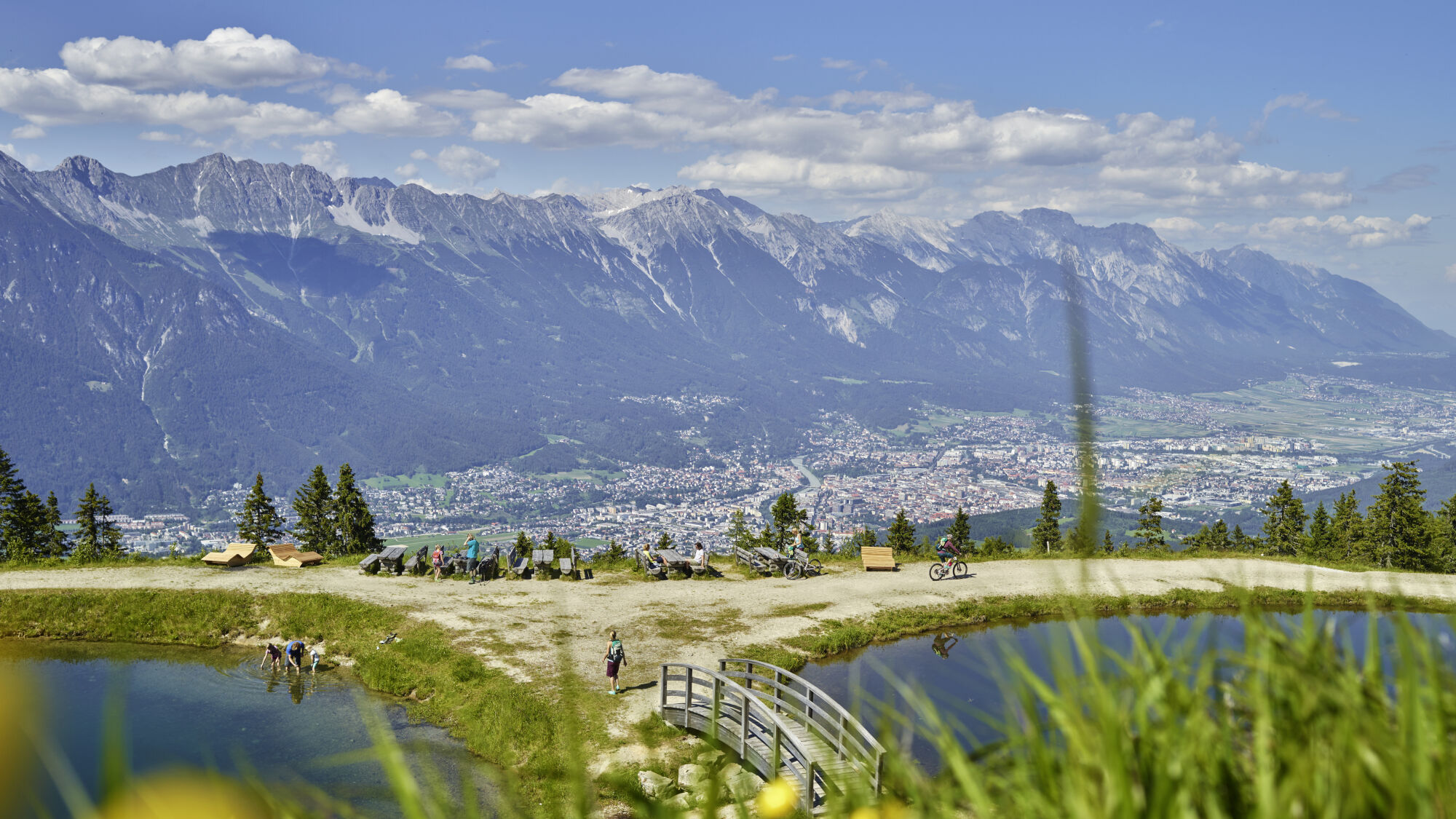 Blick auf die Landschaft Innsbruck