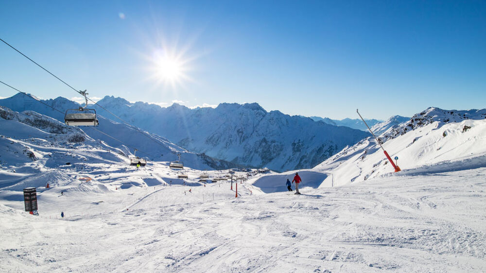 Sesselbahn im Skigebiet Ischgl