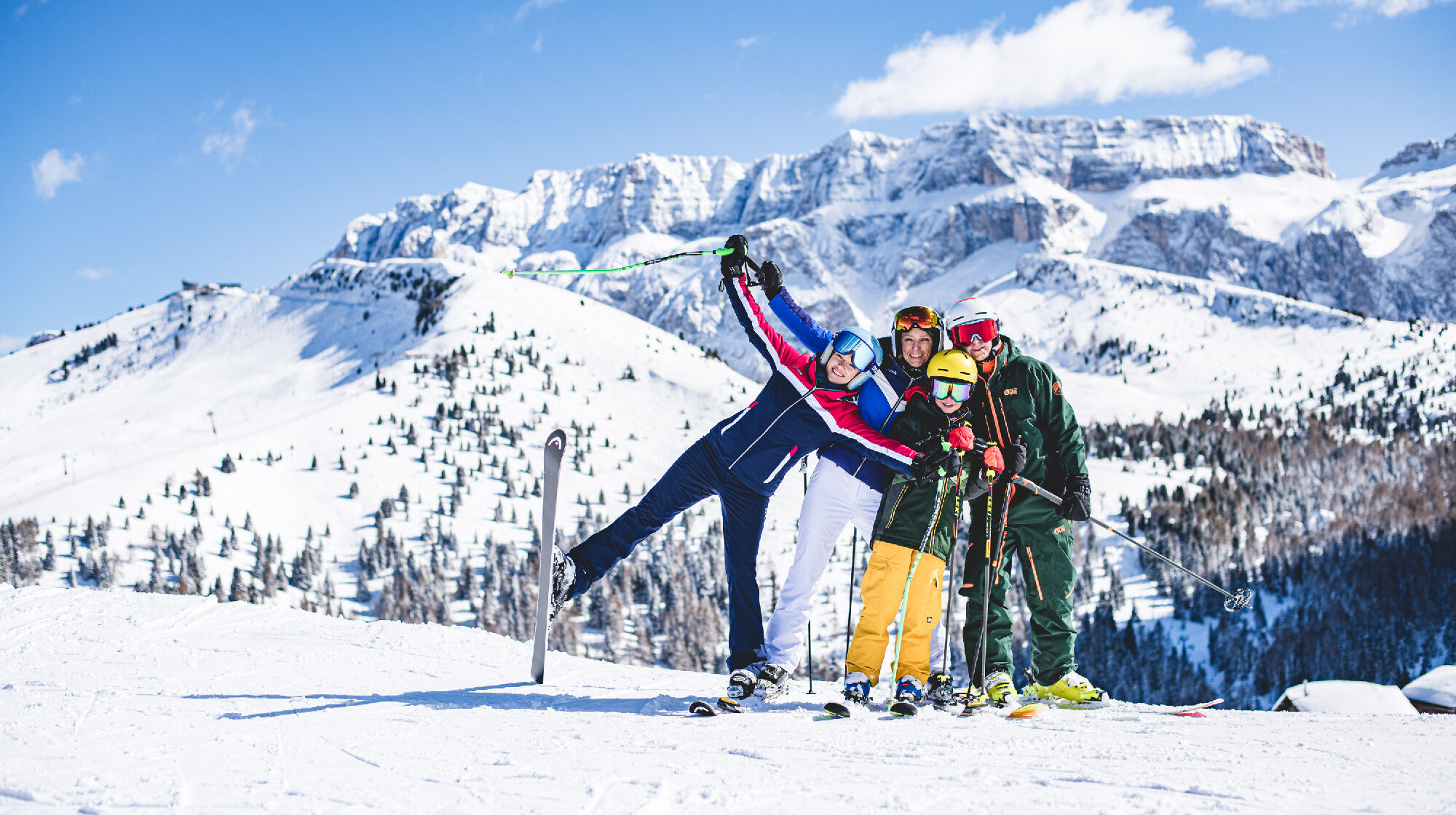 Skispaß in Val Gardena