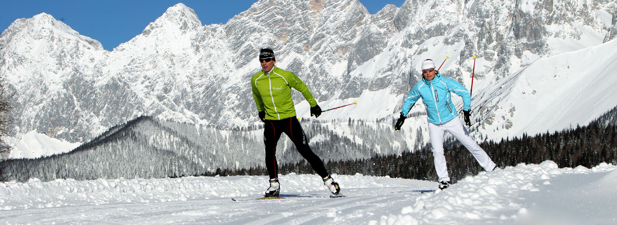Langläufer in Ramsau