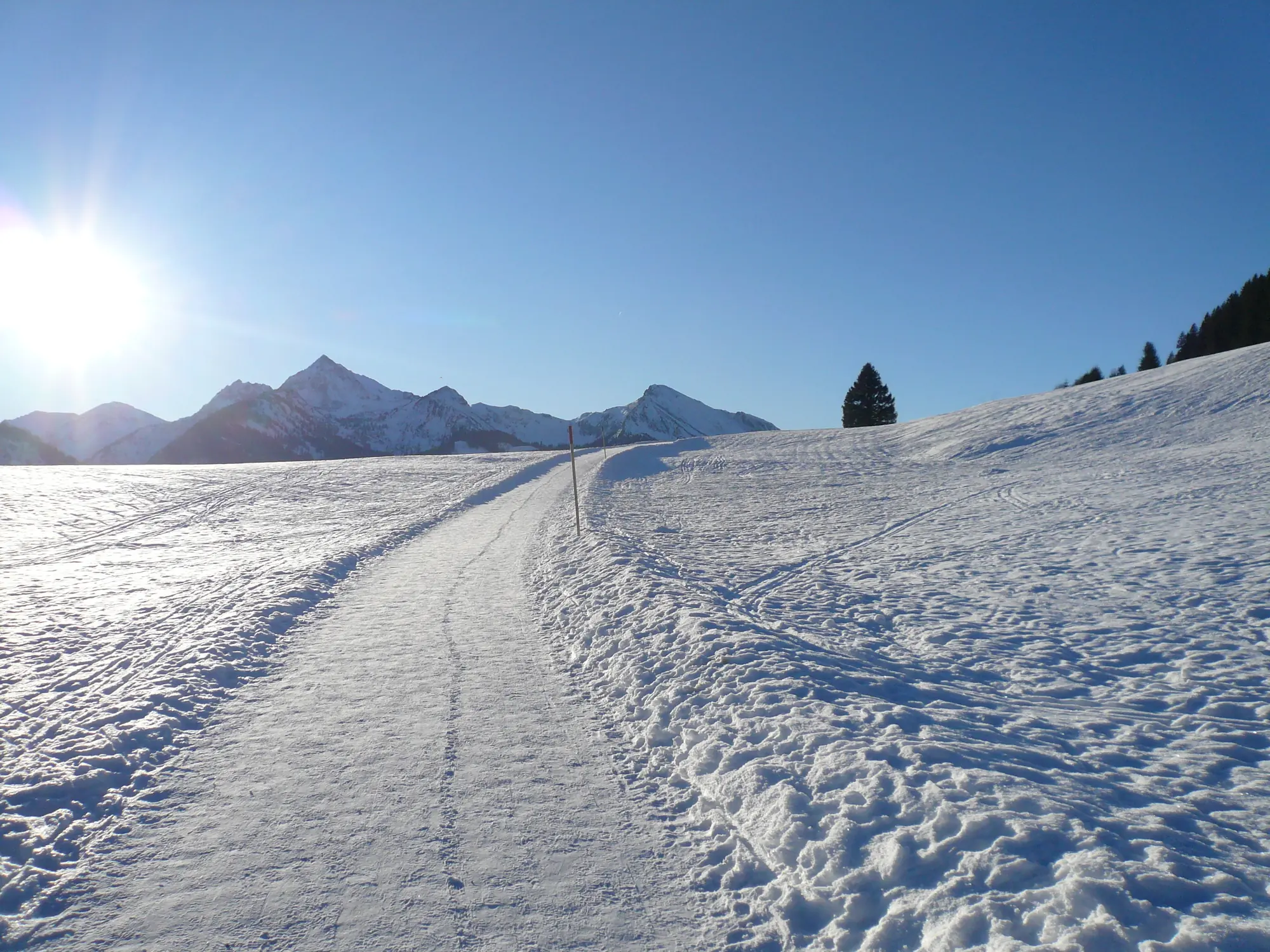 100 km geräumte Winterwanderwege
