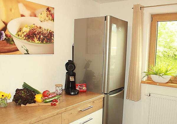 Küche mit Senseo-Kaffeemaschine