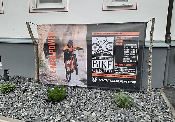 Allgäutissimo Bikeverleih im Haus