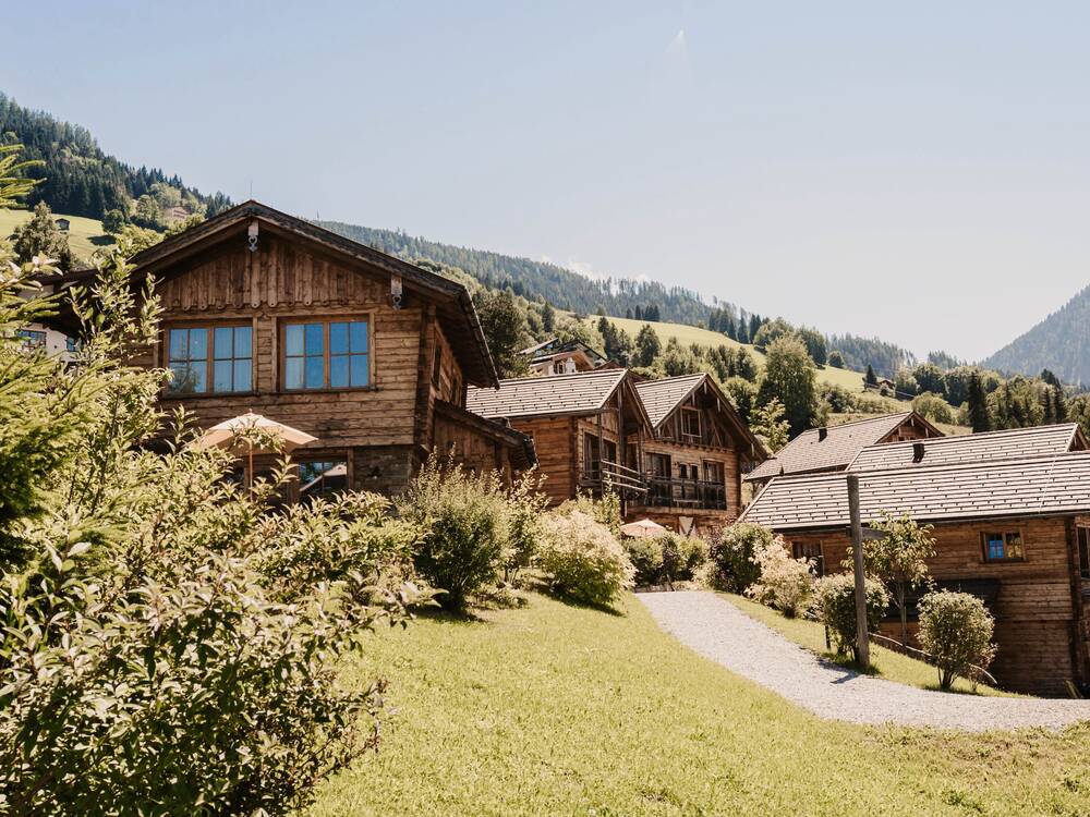 Almdorf in Sankt Johann im Pongau in Österreich