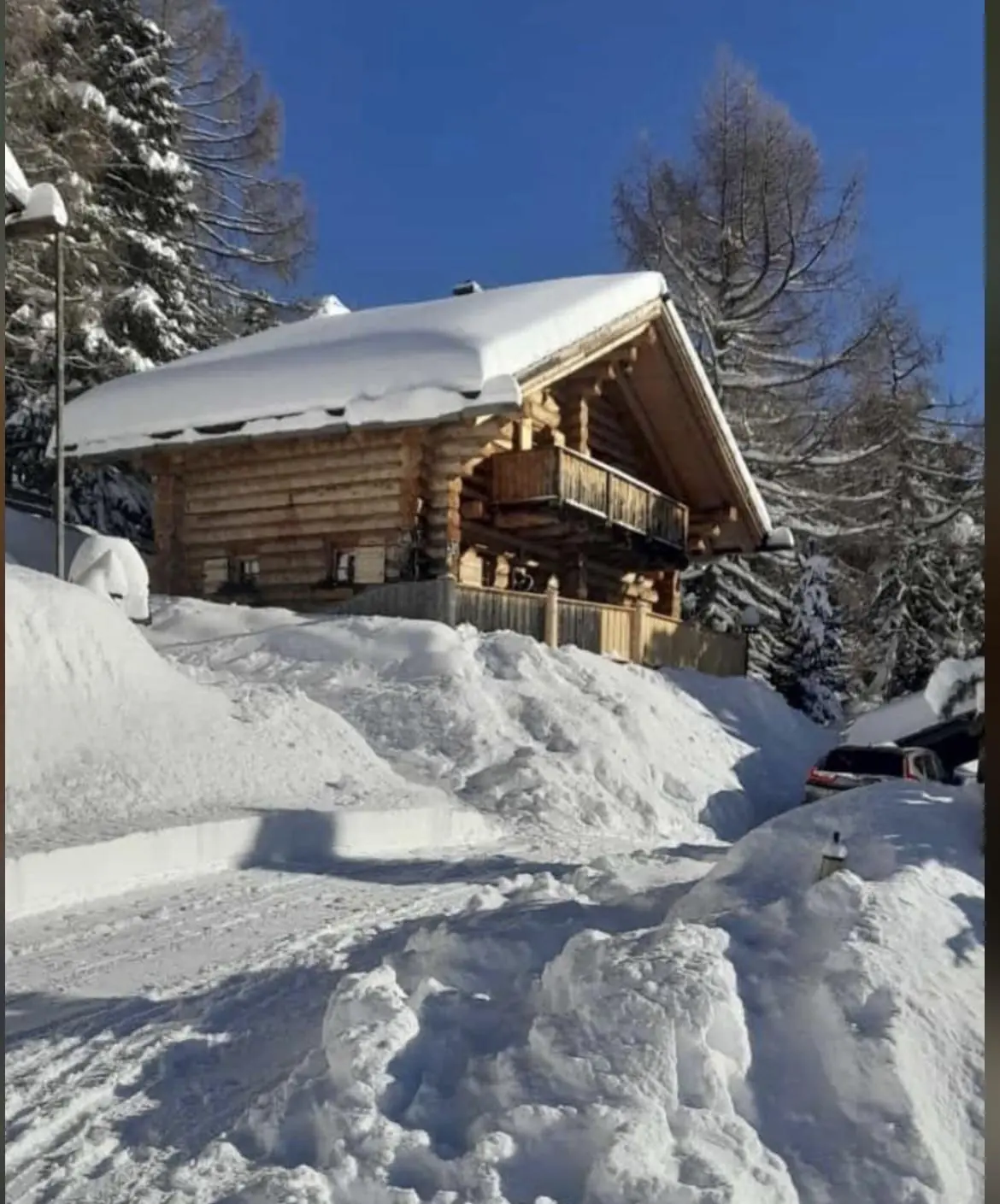 Almhaus Heidi im Winter