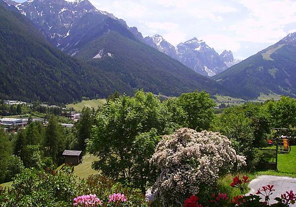 Alpenbauernhof Gröbenhof Aussicht Balkon