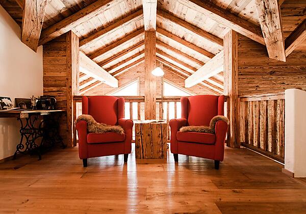 Alpenchalet Rauris Leseplatz Galerie