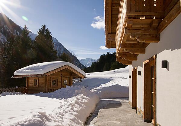 Alpenchalet Rauris Saunahütte
