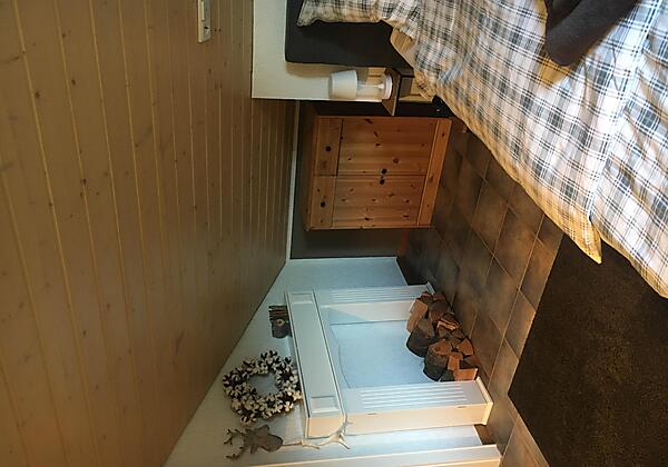 Schlafzimmer mit Boxspringbett 180x200