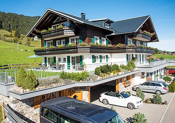 Sommerbild Alpenhaus Steiner