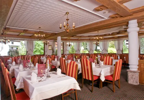 Das Restaurant vom Alpenhotel Fernau in Neustift im Stubaital