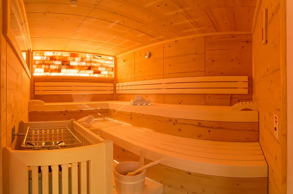 Die Finnische Sauna in der Pension Rosenhügel
