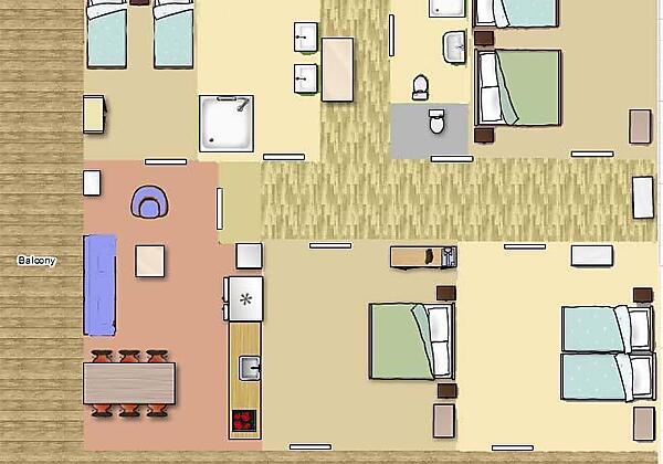 Ferienwohnung Am Platzl Grundriss