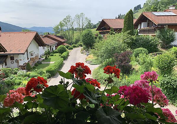 Blick aus der Wohnung