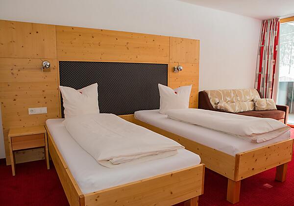 Zimmer mit getrennten Betten