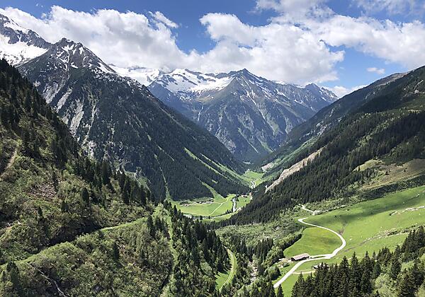 Ausblick Staumauer Ziilergrund