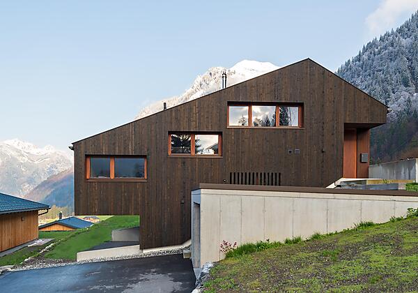 Unser Haus im Winter