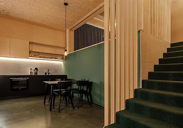 Küche mit Essbereich