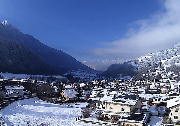 Ausblick vom Apartment Richtung Dorf