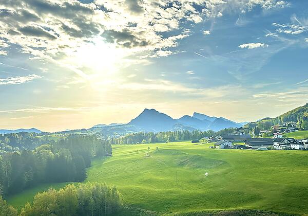 Ausblick vom Apartment Postplattler