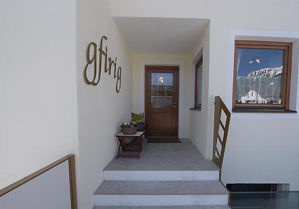 Eingang Appartment %22gfirig%22