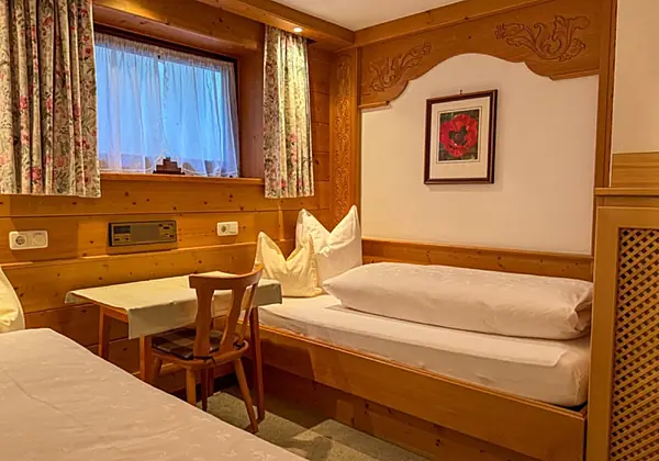 Einzellbett im Appart Andrea