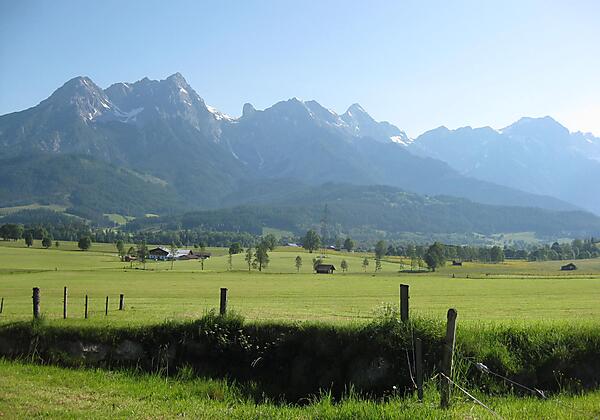 Ausblick hinterm Haus