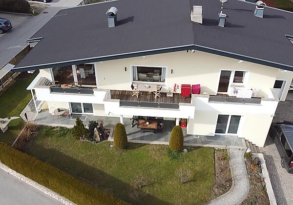 Haus Schatz Luftbildansicht