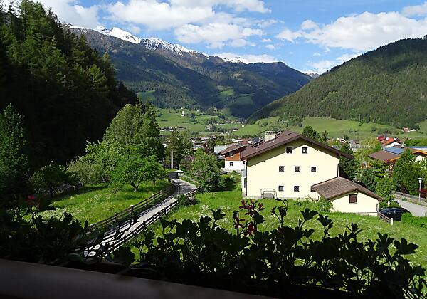 Blick vom Balkon