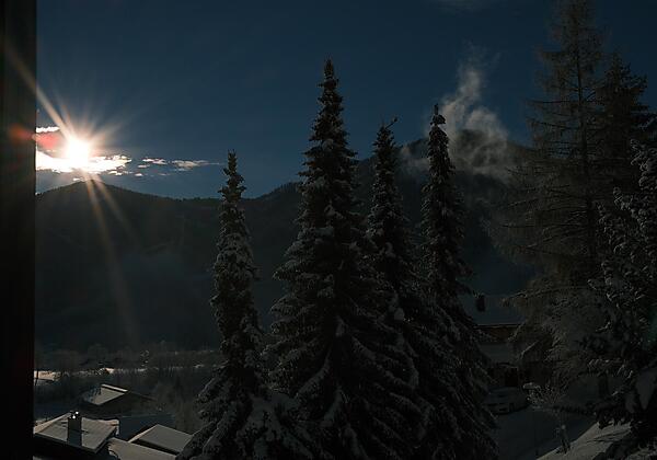 Sunrise from our balconies
