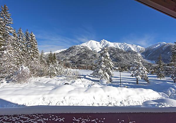 Ferienwohnungen Haus Wildsee Aussicht im Winter