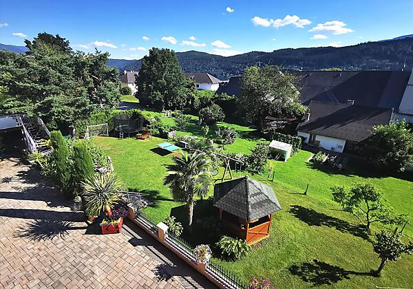 500 m² großer Garten