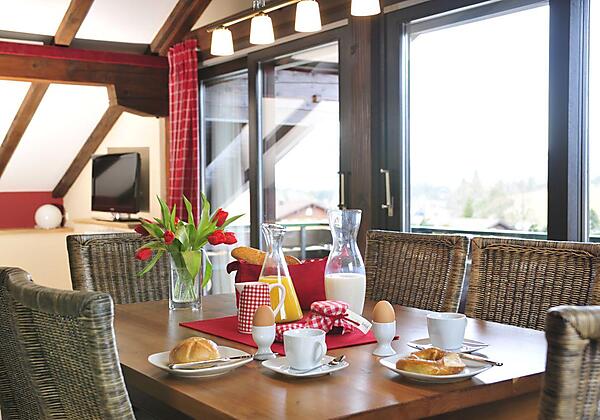 Frühstück mit Panoramabergblick