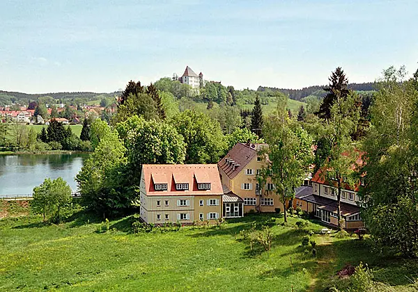 Das Bad Clevers Gesundheitsresort & Spa aus der Vogelperspektive