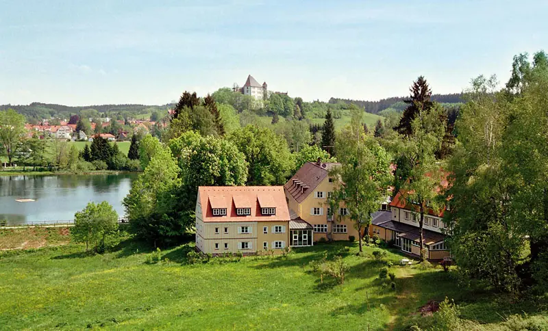 Das Bad Clevers Gesundheitsresort & Spa aus der Vogelperspektive