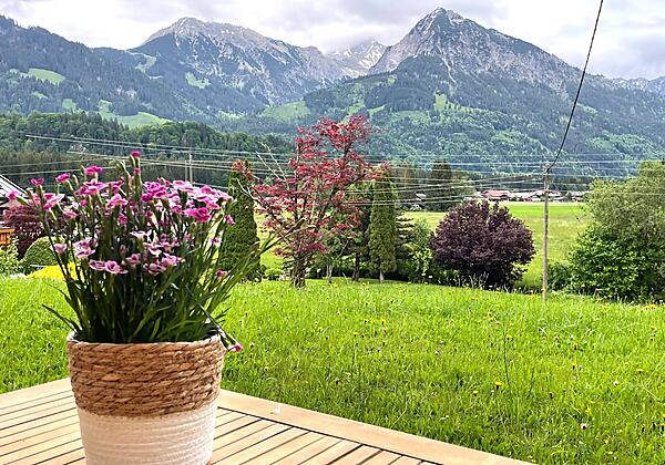 Fewo groß Ausblick Terrasse