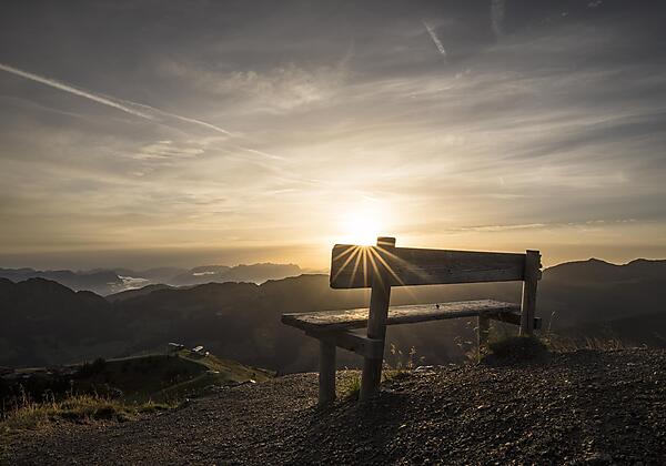 Alpbach, Wiedersbergerhorn, Gipfel, Sonnenaufgang,