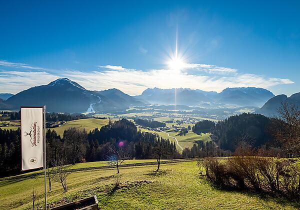 Kaiserwinkl_Bauernhof Mühlberg Aussicht