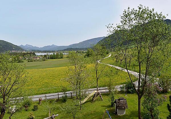 Sattlerhof Walchsee - Aussicht im Sommer