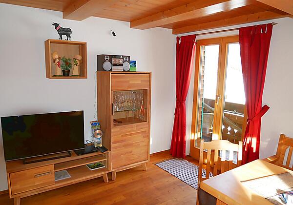 Ferienwohnung Bergblick Wohnbereich1