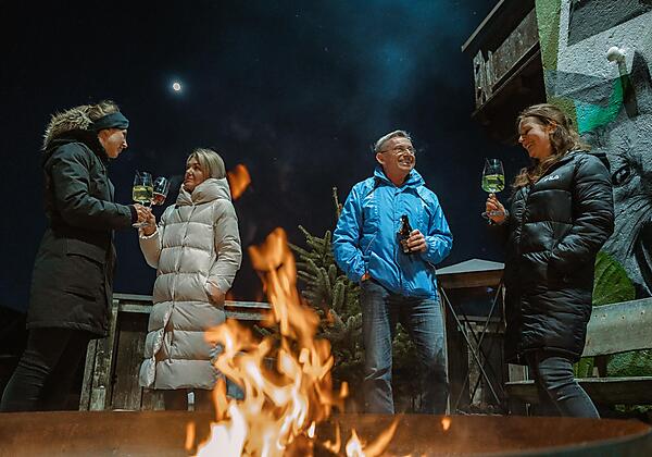 BergBaur Feuerschale Winter