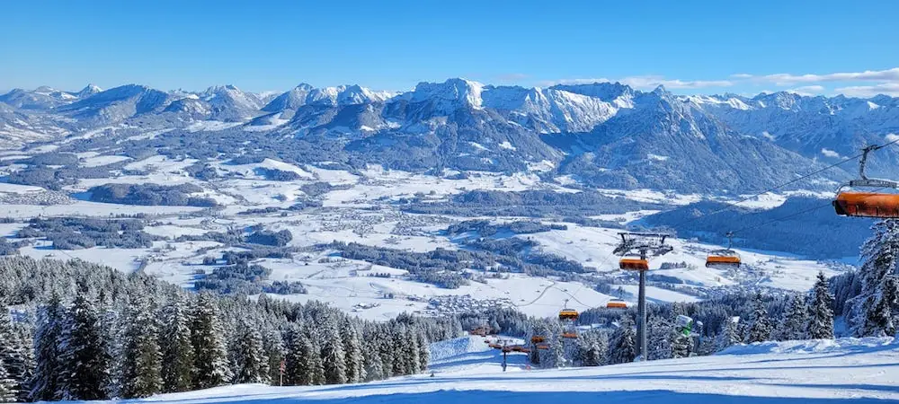 Skigebiet der Hörnerbahn