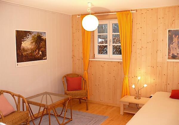 Schlafzimmer Ferienwohnung Erdgeschoß - 2 Betten