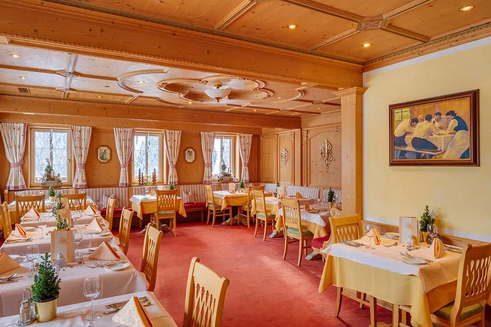 Das Restaurant im BergSPA & Hotel Zamangspitze