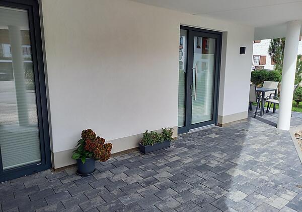 Eingang Ferienwohnung Alpenrose