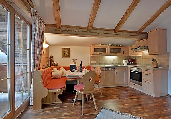 Appartement Ackerlspitze Wohnzimmer Küche
